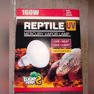 Reptile UV Mercury Vapor Lamp - White